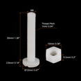thumbnail image 2 of Uxcell 20 Pairs Nylon Screw Nut Assortment, M6x35mm Slotted Pan Head Screws & M6 Hex Nuts, 2 of 4