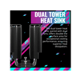 thumbnail image 4 of Cooler Master Hyper 622 Halo Black CPU Air Cooler, MF120 Halo² Fan, Dual Loop ARGB, Aluminum Top Cover, 6 Copper Heat Pipes, 154mm (H) for AMD Ryzen AM5/AM4, Intel LGA1700/1200 (RR-D6BB-20PA-R1), 4 of 15
