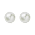 thumbnail image 2 of V3 Jewelry® 14KT Yellow Gold with Cultured Pearl Stud Earrings for Women, 2 of 4
