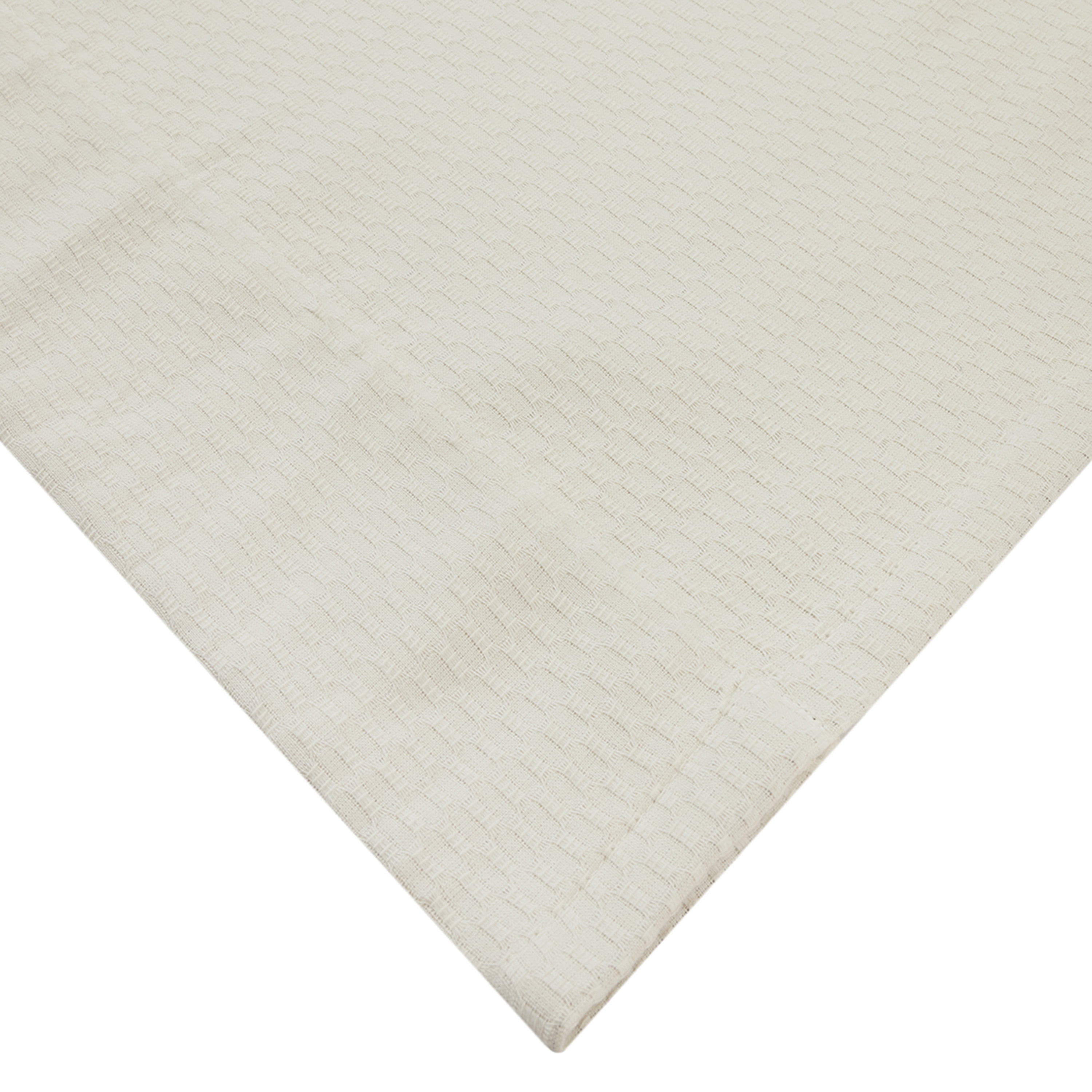(2 pack) Better Homes & Gardens Micro Geo Blackout Woven Ladder Single Curtain Panel, 1-Piece, Vanilla Dream, 50" W x 84" L