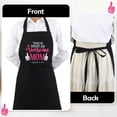 thumbnail image 3 of AOWOO Funny Aprons for Women, Awesome Mom BBQ Grill Kitchen Apron with Pockets, Adjustable Chef Apron Cooking Gift for Mother's Day Birthday Christmas, Daddy Gifts from Daughter Son Husband, 3 of 7
