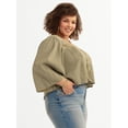 thumbnail image 2 of Jessica Simpson Women's Plus Fiesole Blouse, Sizes 0X-4X, 2 of 6