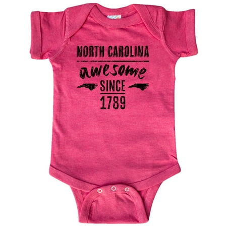 

Inktastic North Carolina Awesome Since 1789 Gift Baby Boy or Baby Girl Bodysuit