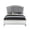 Silver, variant on Rustic Charm Bed, Composite Material - Bed for Your Living Space