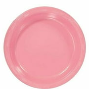 Hanna K. Signature Plastic Plates Pink 9'' Pack of 50 Plastic Plate 50 Count