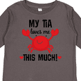 thumbnail image 4 of Inktastic My Tia Loves Me Nephew Boys or Girls Long Sleeve Toddler T-Shirt, 4 of 5