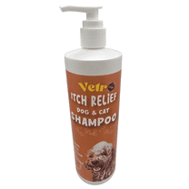 Vetr Itch Relief Dog & Cat Shampoo, 16 oz - Natural Plant-Based, Soothes Itchy Skin, Safe for Sensitive Skin, Moisturizes Coat