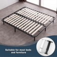 thumbnail image 5 of (black) Set Of 4 Bed Legs, Bed Base Feet, Adjustable Metal Bed Base Feet, Heavy Duty Suitable For Universal Metal Bed Base Slats, Wardrobe, Sofa 18-31, 5 of 5