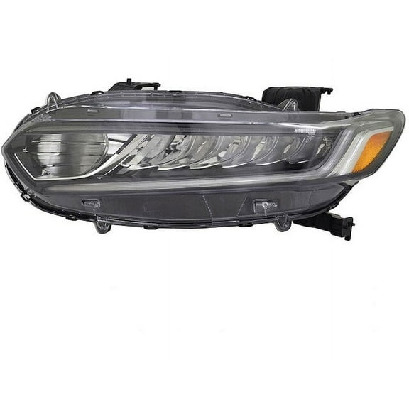 Left Driver Side Halogen Headlight Assembly - Compatible with 2018 - 2021 Honda Accord Sedan 2019 2020
