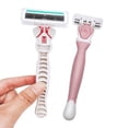 thumbnail image 5 of Jinsinto Ladies Razor Including 1 Shaver Handle & 4 Long Lasting Razor Blade Refills, 5 of 5