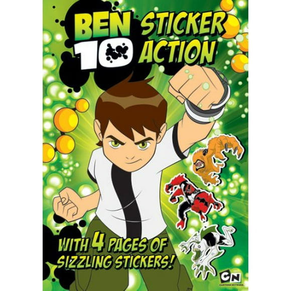 Ben 10 : Sticker Action (Paperback)