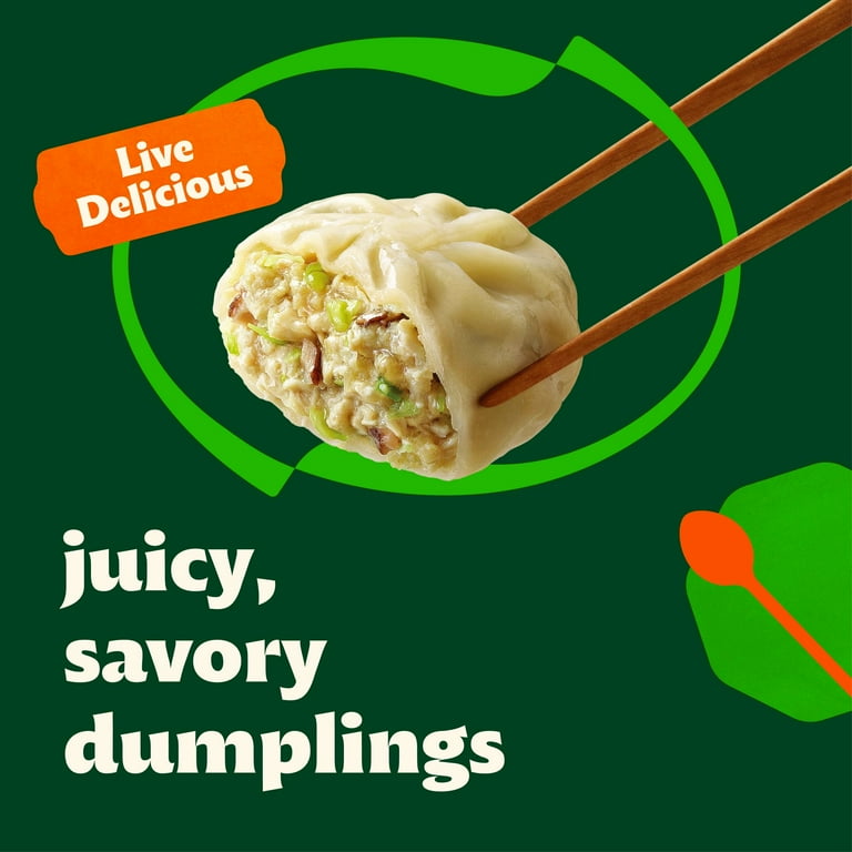 Bibigo Steamed Dumplings Chicken and Vegetable, 6.59 oz
