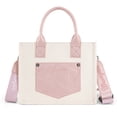thumbnail image 4 of Wrangler Tote Bag for Women Retro Canvas Top Handle Purses and Handbags, Light Pink, 4 of 8