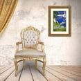 thumbnail image 3 of Vintage Apple Collection 13x18 Gold Ornate Wood Framed with Double Matting Museum Art Print Titled - Sea Cliff, 3 of 4