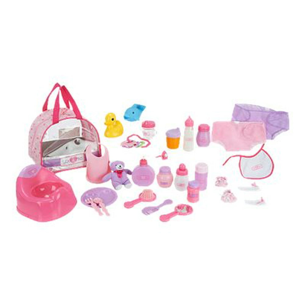 You & Me 30 Piece Baby Doll Care Accessories in Bag
