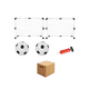 thumbnail image 1 of Portería De Futbol Para Infantil Con El Fútbol 95x48x70cm Belug Blanco, 1 of 4