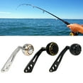 thumbnail image 2 of COOLHOOD Single Fishing Reel Handle Metal Fishing Reel Replacement Fishing Tackle Tools for Low Profile Reel, 2 of 3