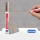 thumbnail image 1 of Plumón para azulejos de lechada - Marcador permanente para líneas de azulejos de baño y cocina, bolígrafo blanco de pintura de lechada de 4 ml, sellador de lechada de secado rápido y quitamanchas, 1 of 3