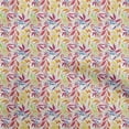 thumbnail image 1 of oneOone Silk Tabby Magenta Fabric Watercolor Craft Projects Decor Fabric Printed By The Yard 42 Inch Wide, 1 of 5