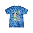 thumbnail image 1 of Wild Bobby Betty Boop Island Girl Paradise Betty Boop Tie-Dye T-Shirt, Spider Royal, Small, 1 of 4