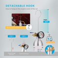 thumbnail image 3 of Kit de descarga de aire acondicionado VIVOHOME con barómetro para R134 R12 R22 R410 R404, 3 of 7