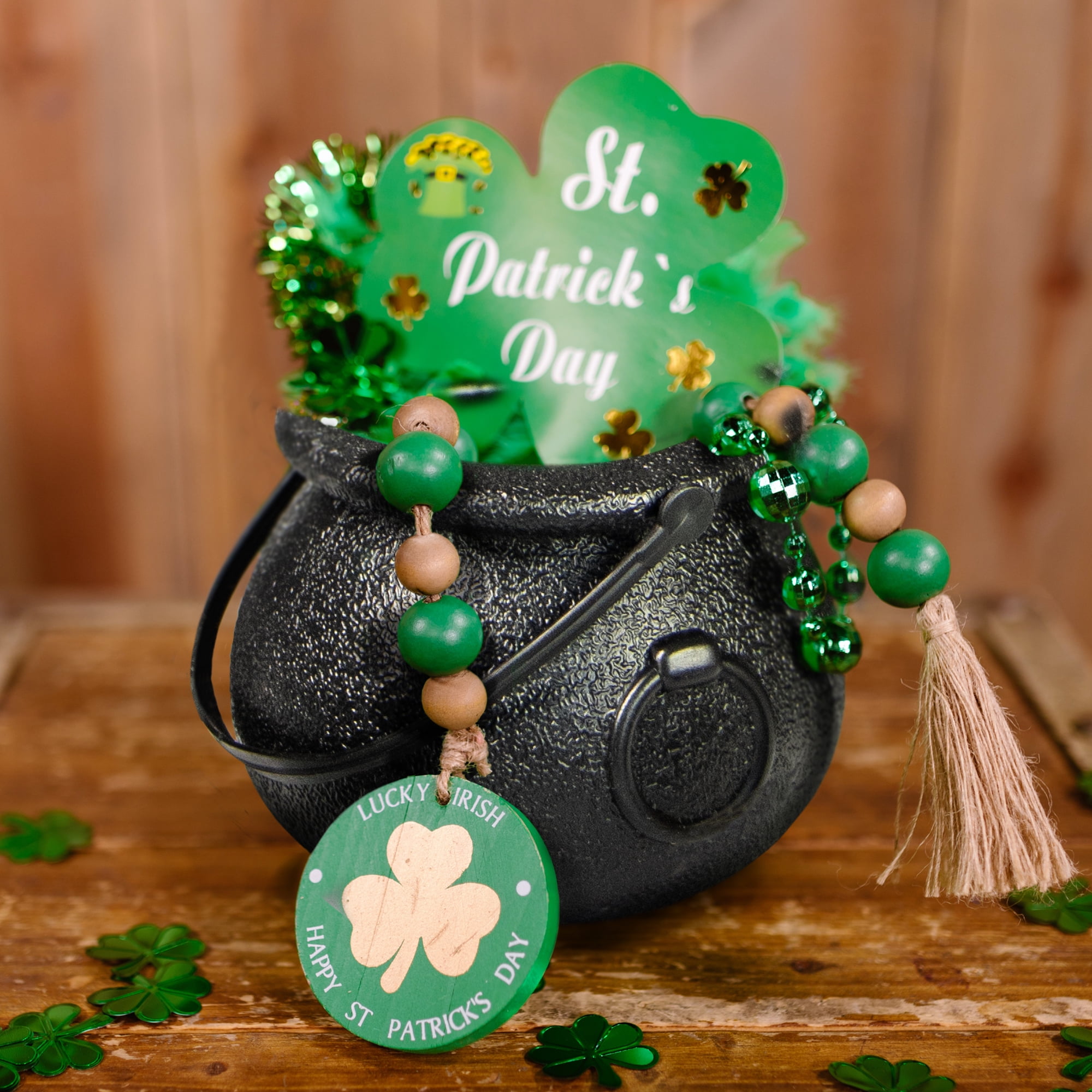 18 Stück St. Patrick’s Day Leckerli-Boxen – Kleeblatt-Kessel Design, Aus Karton, 8,9x8,6x7,1 Cm