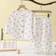 thumbnail image 5 of NAISIBABY Girls Cotton Set, Air-Conditioned Long Sleeve Tops+Lantern Pants Homewear White Size 2T, 5 of 5