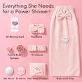 thumbnail image 2 of Set de regalo de ducha Happy Lolli Power Fresh en rosa para mujer, 2 of 7