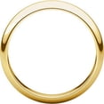 thumbnail image 2 of FB Jewels 14K Yellow Gold 4mm Half Round Wedding Ring Band Size 14, 2 of 3