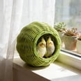 thumbnail image 2 of Viflosae Parakeet Cage Bird Cage Small Birds Woven Sleeping Fossa A Comfortable Hammocks-style Birdhouse A Sleeping Place for Birds Suitable for Parrots and Other Small Pet Birds, 2 of 7
