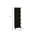 thumbnail image 5 of Cterwk Cabinet, 4 Interior Shelves, 5 External Shelves, Black, 5 of 5
