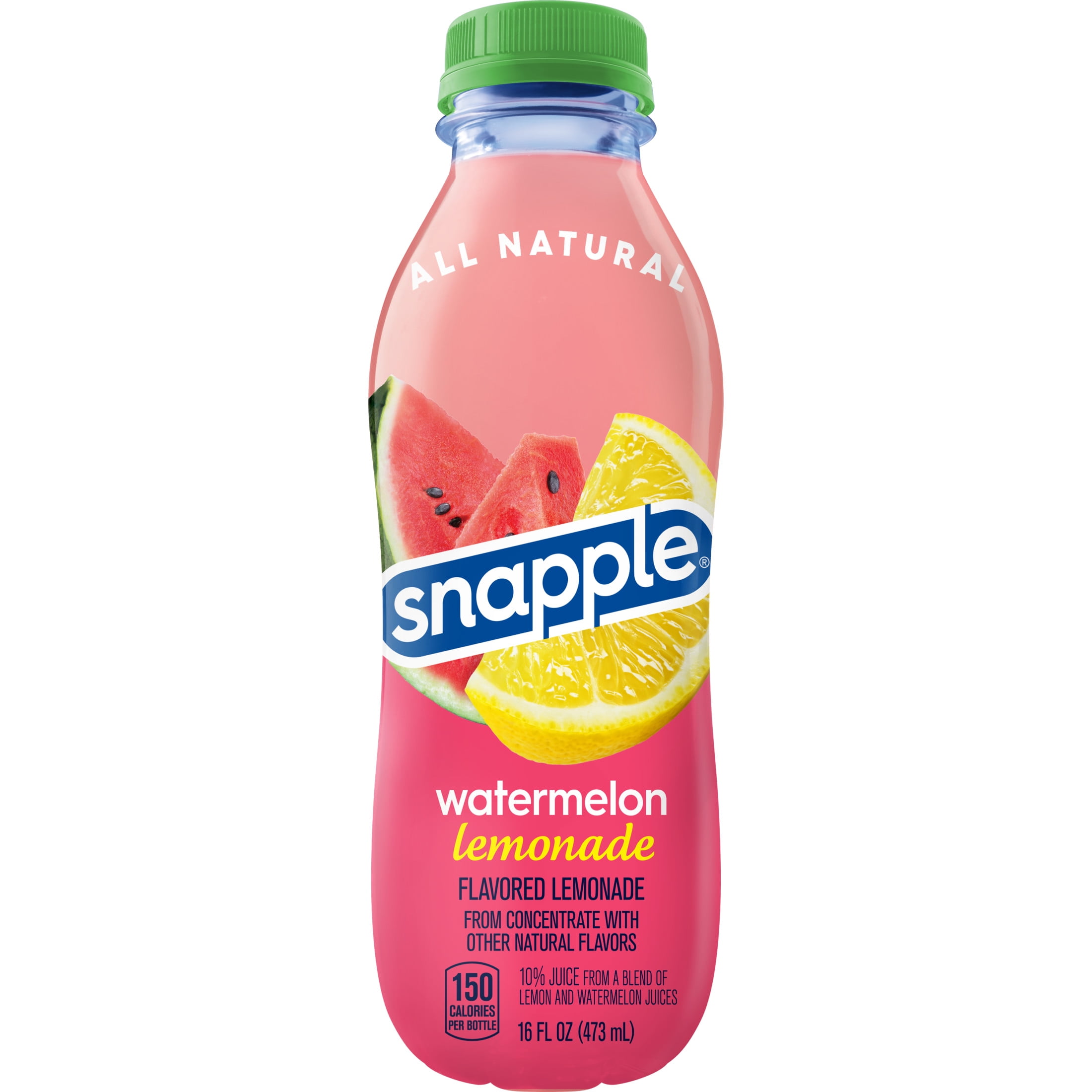 Snapple Watermelon Lemonade Juice Drink, 16 fl oz, 6 Count Bottles