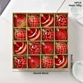 thumbnail image 4 of 16ct Red Christmas Ball Ornaments, 2.36 Inch Shatterproof Christmas Tree Decorations Set, Hanging Baubles for Xmas Holiday Party & Wedding Decor, 4 of 7