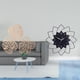 thumbnail image 2 of Reloj de pared grande de madera con forma de hojas de palma, decoración de pared, adorno acrílico silencioso (sin ), ideal para salas de estar,, 2 of 8