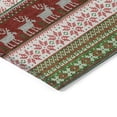 thumbnail image 3 of Addison Rugs Chantille Indoor/Outdoor Transitional Holiday Green Machine Washable Rectangle Rug, 10' x 14', 3 of 7