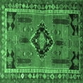 thumbnail image 1 of Ahgly Company Indoor Square Persian Emerald Green Traditional Area Rugs, 5' Square, 1 of 4