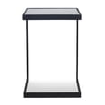 thumbnail image 3 of Uttermost Windell Cantilever Iron and Glass Top End Table in Black, 3 of 5