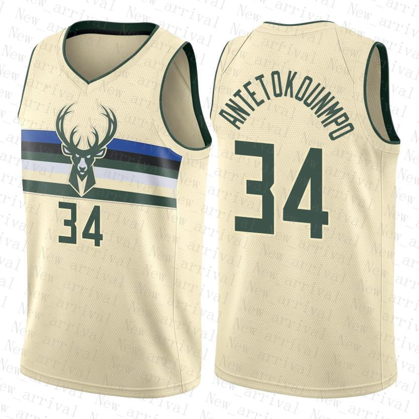 Milwaukee Bucks Shirt Giannis Antetokounmpo Long Sleeve NBA Apparel