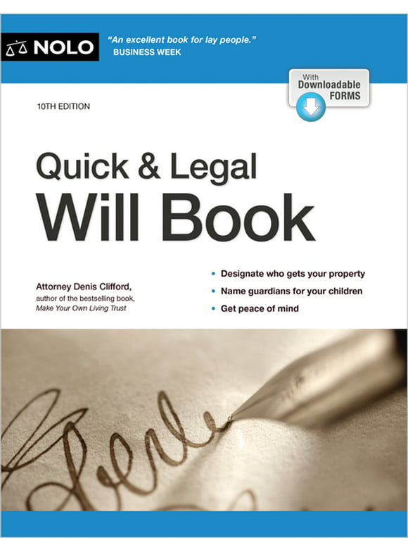 Quick & Legal Will Book (Edition 10) (Paperback)