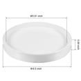 thumbnail image 2 of Uxcell Round Ceramic Plant Pot Saucer Flower Drip Tray for Gardening White 16.5cm, 2 of 5