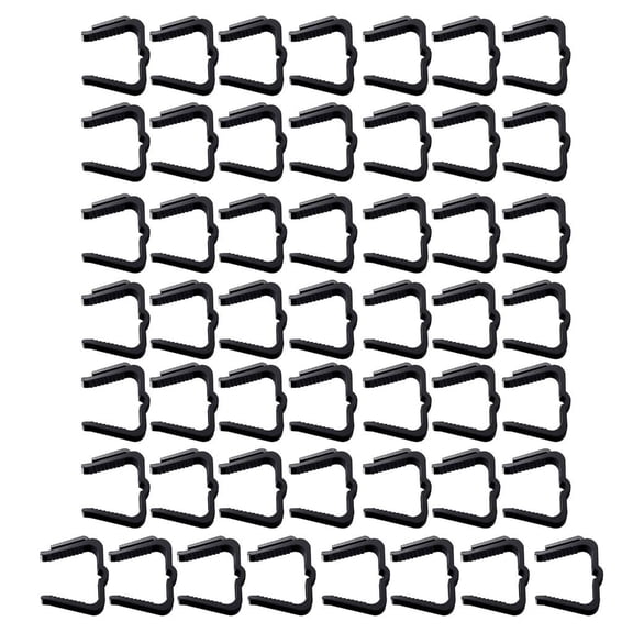 Milue 50pcs Deck Banister Light Clip For Festival Holiday Lighting Installations