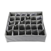 30 Grid Slot Bamboo Charcoal Underwear Ties Socks Drawer Closet Organizer Storage Box Fit For Collection