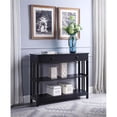 thumbnail image 1 of Pemberly Row Table Console Mission Transitionnelle à un Tiroir en Finition Bois Noir, 1 of 5