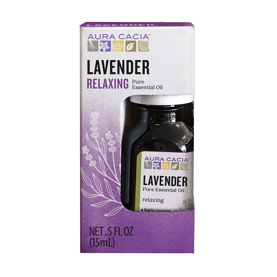 Aura Cacia Lavender Essential Oil, Boxed 0.5 fl. oz