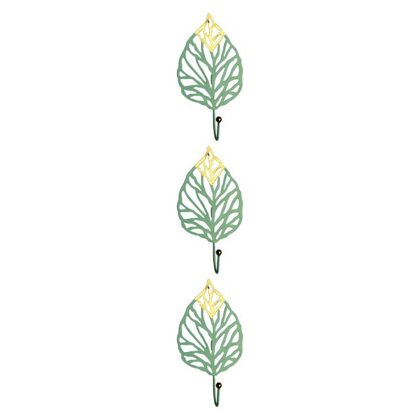 Colgador de pared Moyic organizador decorativo de metal Verde B