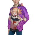 thumbnail image 2 of My Hero Academia Himiko Toga Youth Sweatshirt Hoodies Pullover 3D Print Novelty Hooded Hoody Clothes For Boys Girls Teen Clothing, 2 of 7