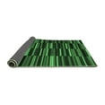 thumbnail image 2 of Ahgly Company Indoor Rectangle Abstract Emerald Green Contemporary Area Rugs, 3' x 5', 2 of 4