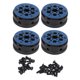 thumbnail image 2 of Llantas De Rueda De Coche RC De 4 Piezas, Llantas De Rueda RC Ligeras De Fibra De Carbono Beadlock Para Piezas De Repuesto De Vehículos De Control Remoto 1/10, 2 of 7