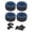 Blue, variant on YAHHU 4 Pcs 1.9 Inch RC Car Wheel Rims Carbon Fiber Lightweight Wheels Rims for 1/10 Remote Control Vehicle Red (2.32 inches / 58.9 cm)