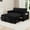 Black, variant on EPOWP 3 in 1 Folding Convertible Sofa Bed,55'' Pull Out Couch Bed with Side Pocket,Velvet Fabric Loveseat Sleeper Sofa with Adjustable Backrest,Easy Assembly,Perfect for Living Room,Black